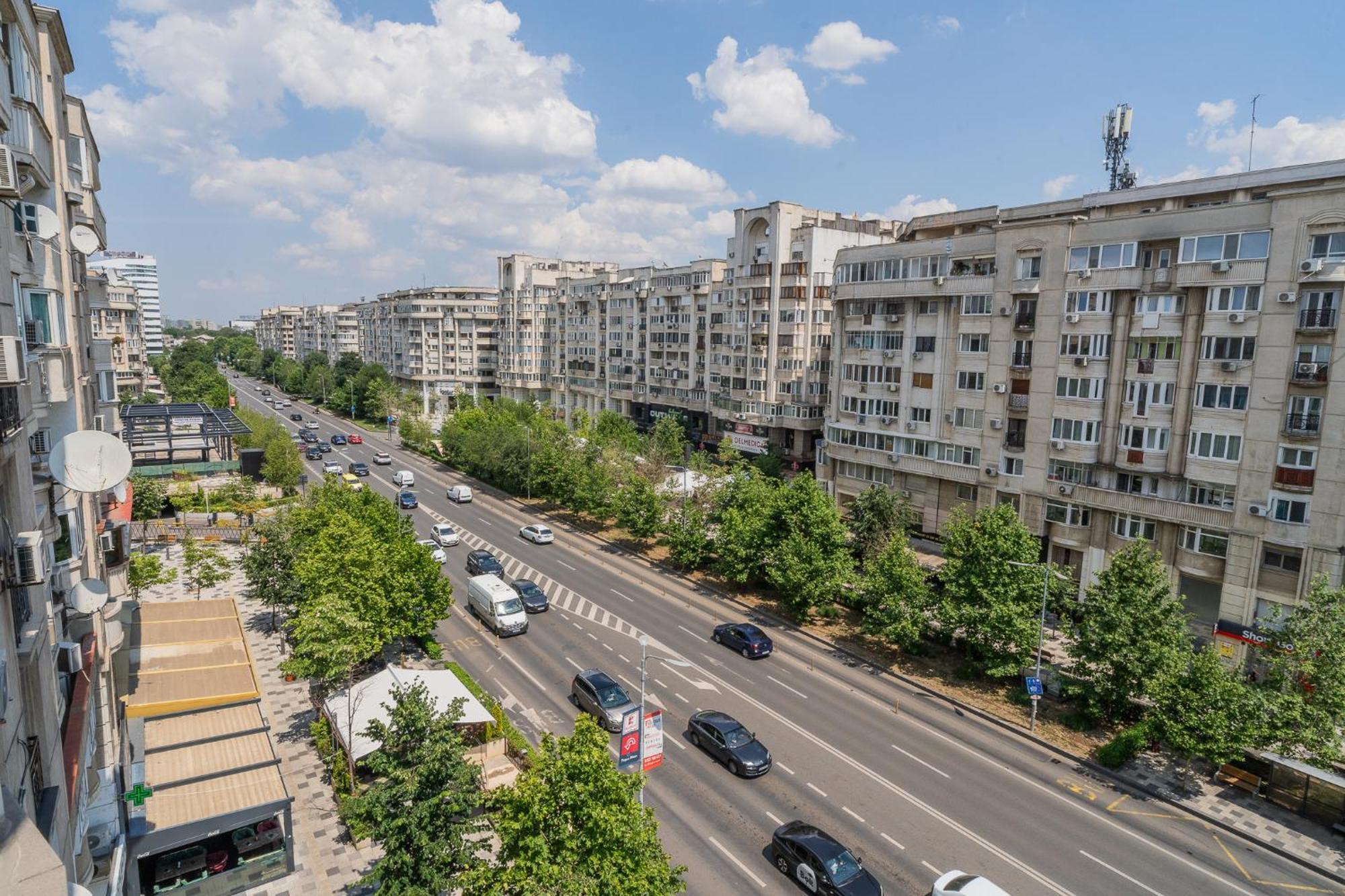 Appartamento Luxury 2Br On Decebal Avenue Bucarest Esterno foto